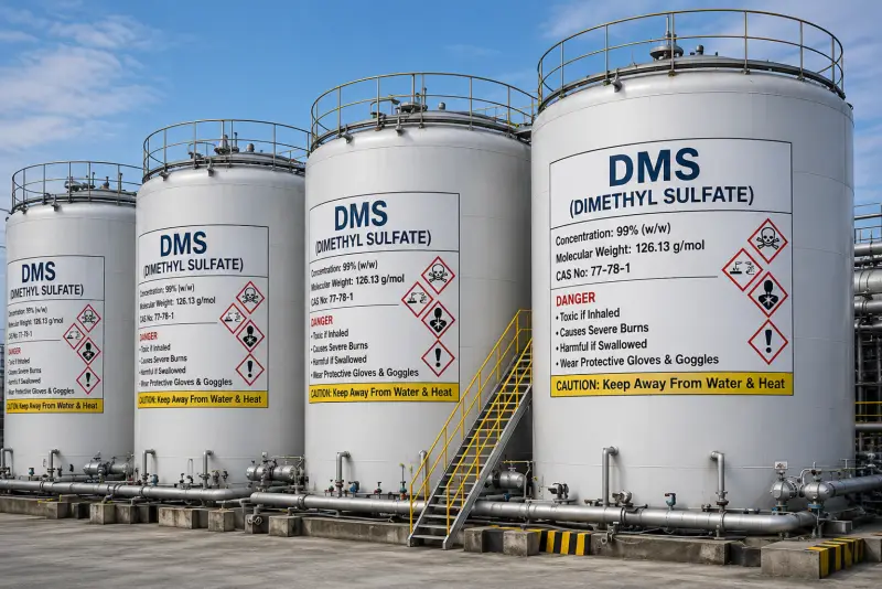 Dimethyl Sulfate - 99% (DMS) supplied by RALA Prime Pvt Ltd